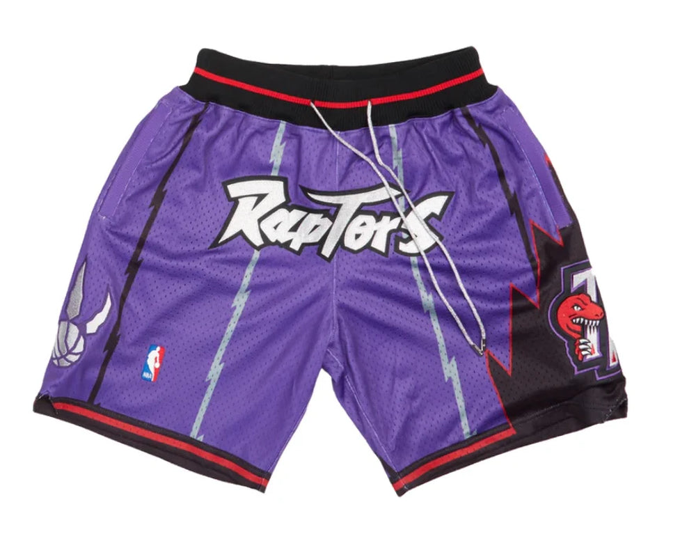 Toronto Raptors Basketball Shorts (Purple)