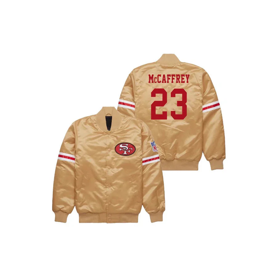 Christian Mccaffrey San Francisco 49Ers Bomber Jacket