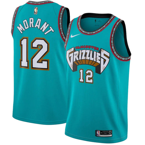 Ja Morant Vancouver Grizzlies Throwback Jersey